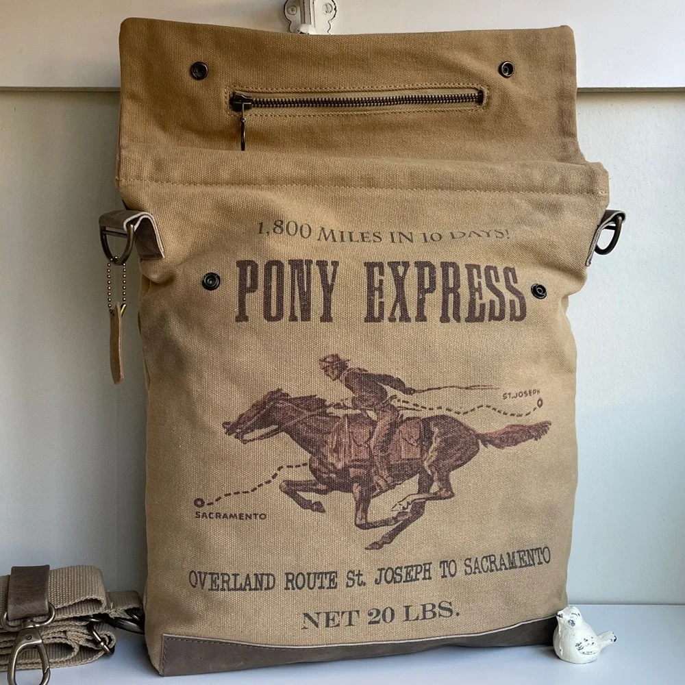 American Glory Pony Express Backpack Crossbody And Clutch New Without Tag 🏷️